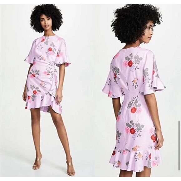 Keepsake The Label Keepsake Pretty One Mini Dress In Lilac Floral Small - Picture 1 of 8